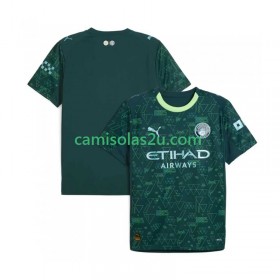 Camisolas de futebol Manchester City Equipamento Quarto 2025/26 Manga Curta